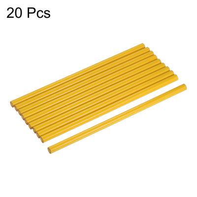 Harfington 20pcs Sewing Marking Pencil Water Soluble Fabric Pencil Tailors Chalk, Yellow