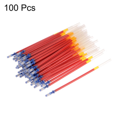Harfington 100pcs Disappearing Ink Fabric Marker Pen Refills Marking Tools, Red