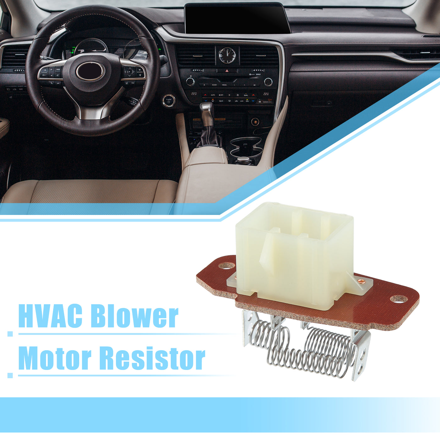 HVAC Blower Motor Resistor AC Blower Control Module Fit for Ford F-250 ...