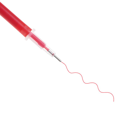 Harfington Disappearing Ink Pen Refills 100pcs 0.5mm Fabric Marker Pen Refill, Red