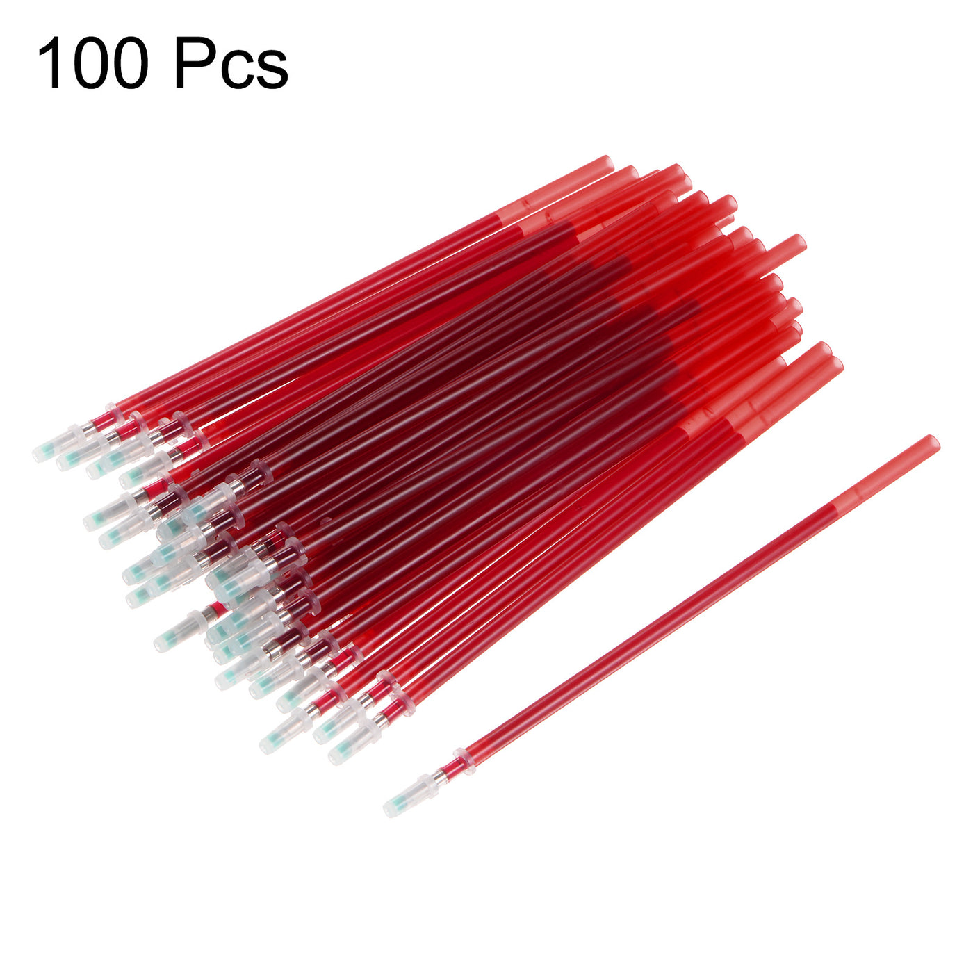 Harfington Disappearing Ink Pen Refills 100pcs 0.7mm Fabric Marker Pen Refill, Red