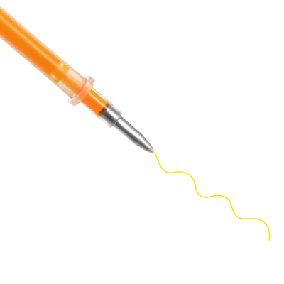 Harfington Disappearing Ink Pen Refills 100pcs 0.7mm Fabric Marker Pen Refill, Yellow