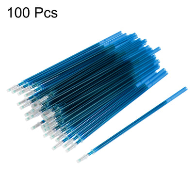 Harfington Disappearing Ink Pen Refills 100pcs 0.7mm Fabric Marker Pen Refill, Blue