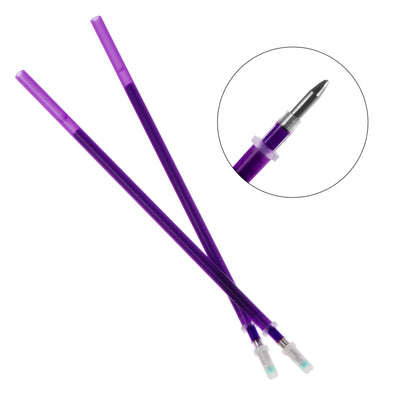 Harfington Disappearing Ink Pen Refills 100pcs 0.7mm Fabric Marker Pen Refill, Purple