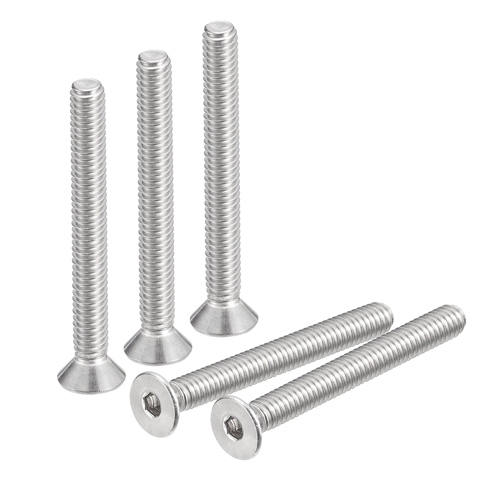 25 Pack #8-32 X 1/2 Inch 316 Stainless Steel Phillips Pan Head Machine Screws - Marine Grade