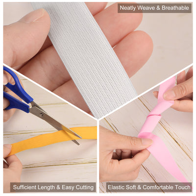 Harfington Sewing Elastic Bands Flat Stretch Elastic Cord