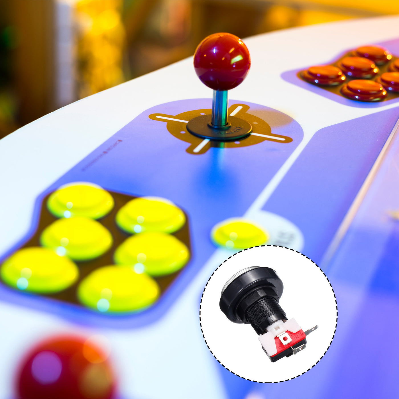 Harfington Starts Arcade Buttons ABS Button with Light for Parking Lot