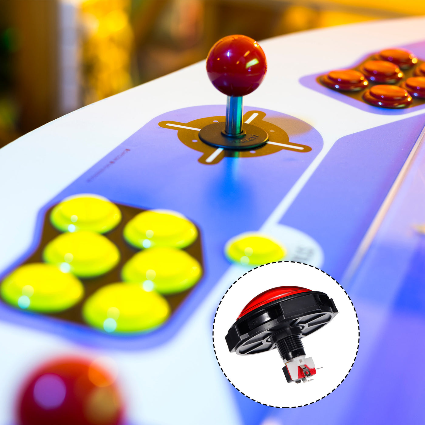 Harfington Starts Arcade Buttons ABS Switch for Game