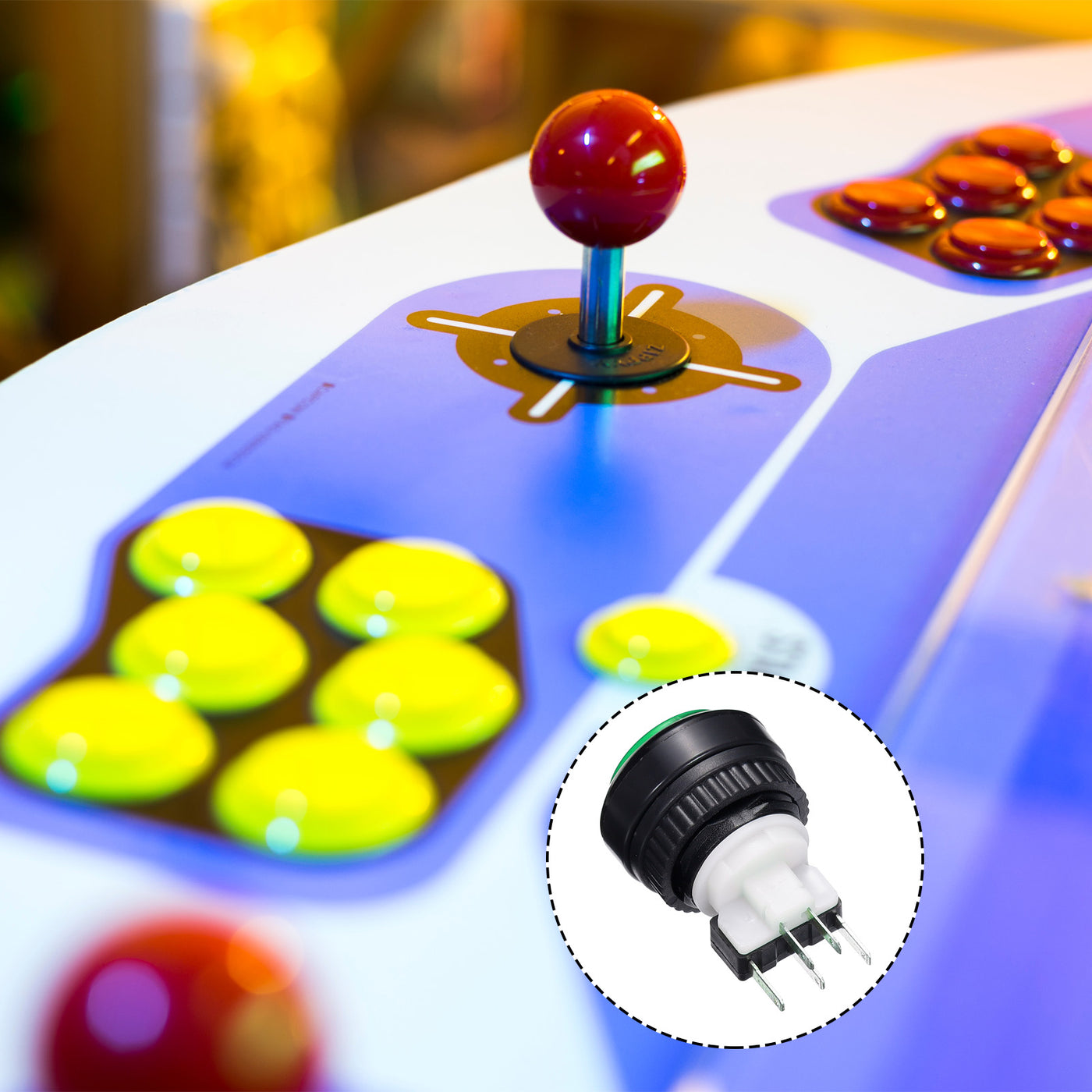 Harfington Starts Arcade Buttons ABS Micro Switch for Arcade Machine
