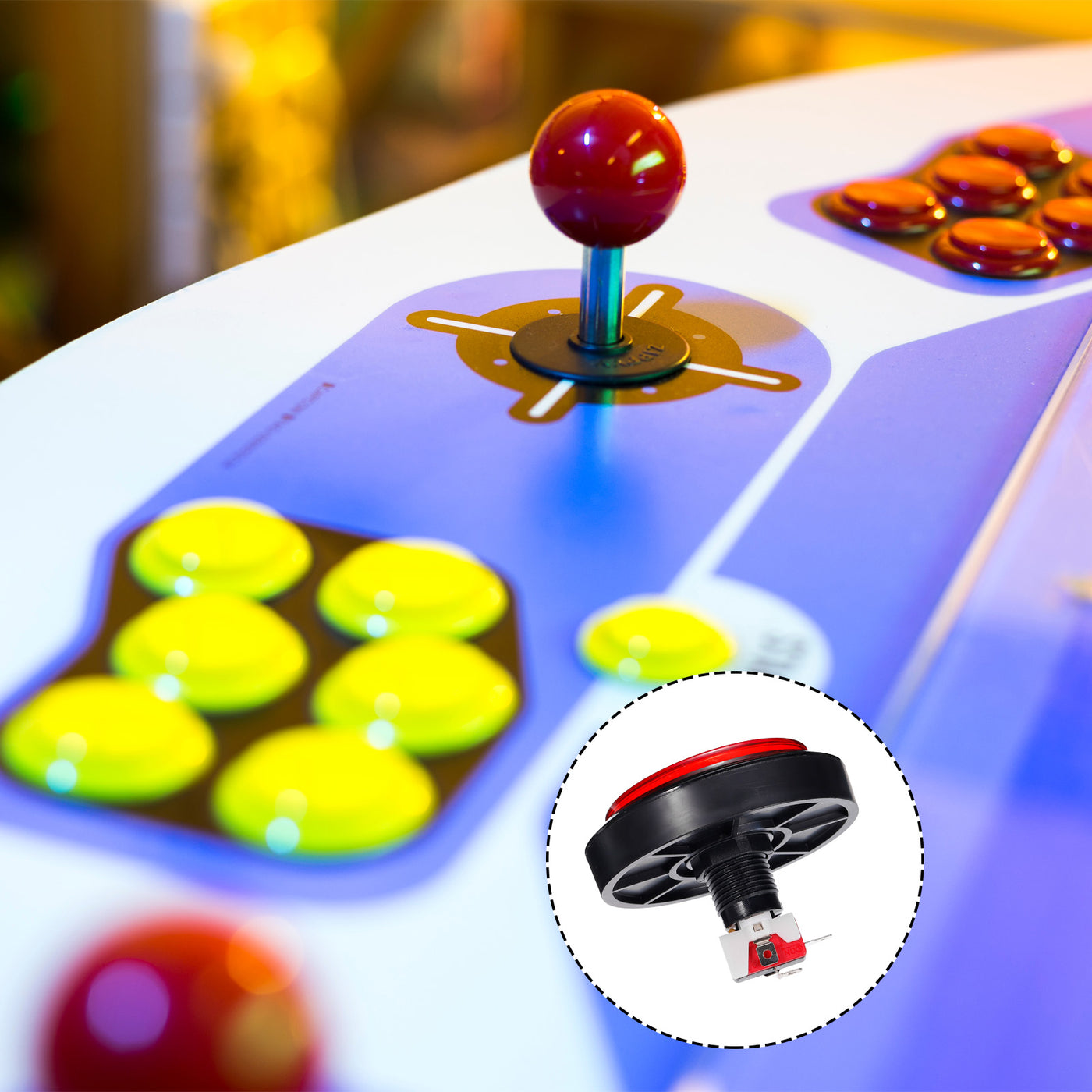 Harfington Starts Arcade Buttons ABS Micro Switch for Video Games Parts
