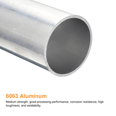 Harfington Uxcell 35mm OD 32mm Inner Dia 150mm Length 6063 Aluminum Tube for Industry DIY