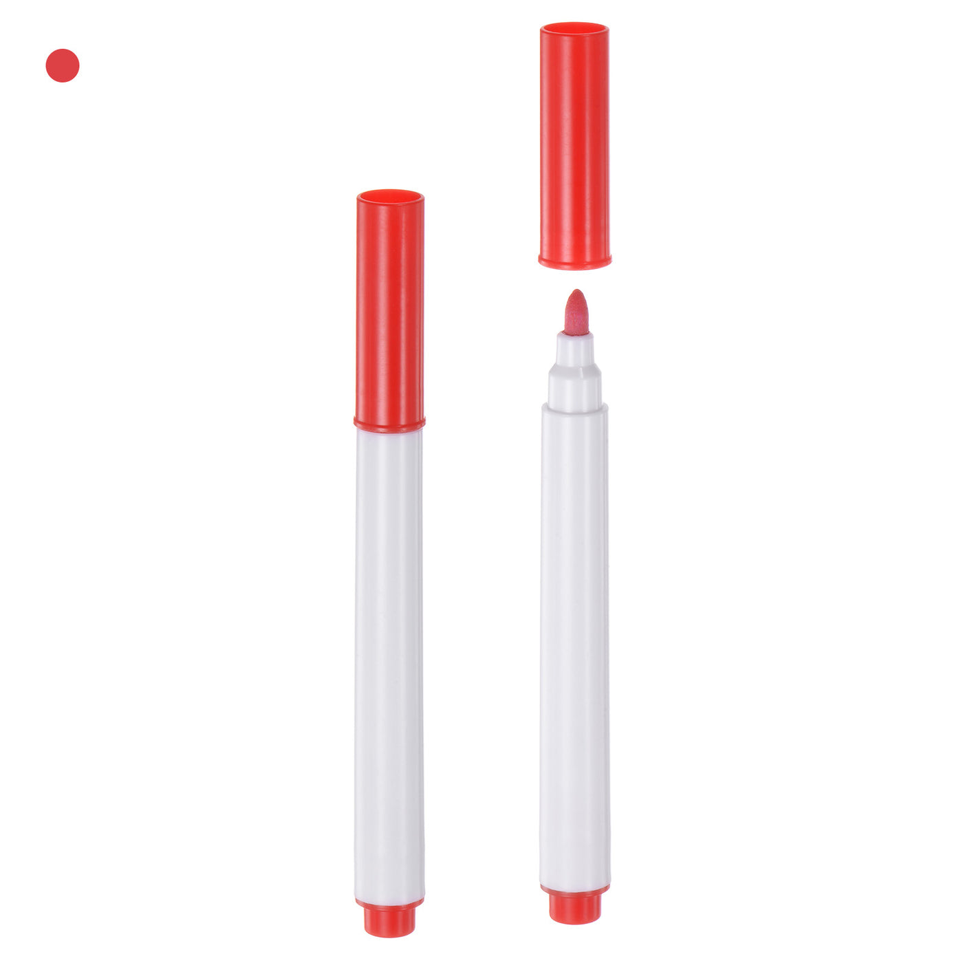 Harfington 12pcs Disappearing Ink Fabric Marker Pen Marking and Tracing Tools, Red