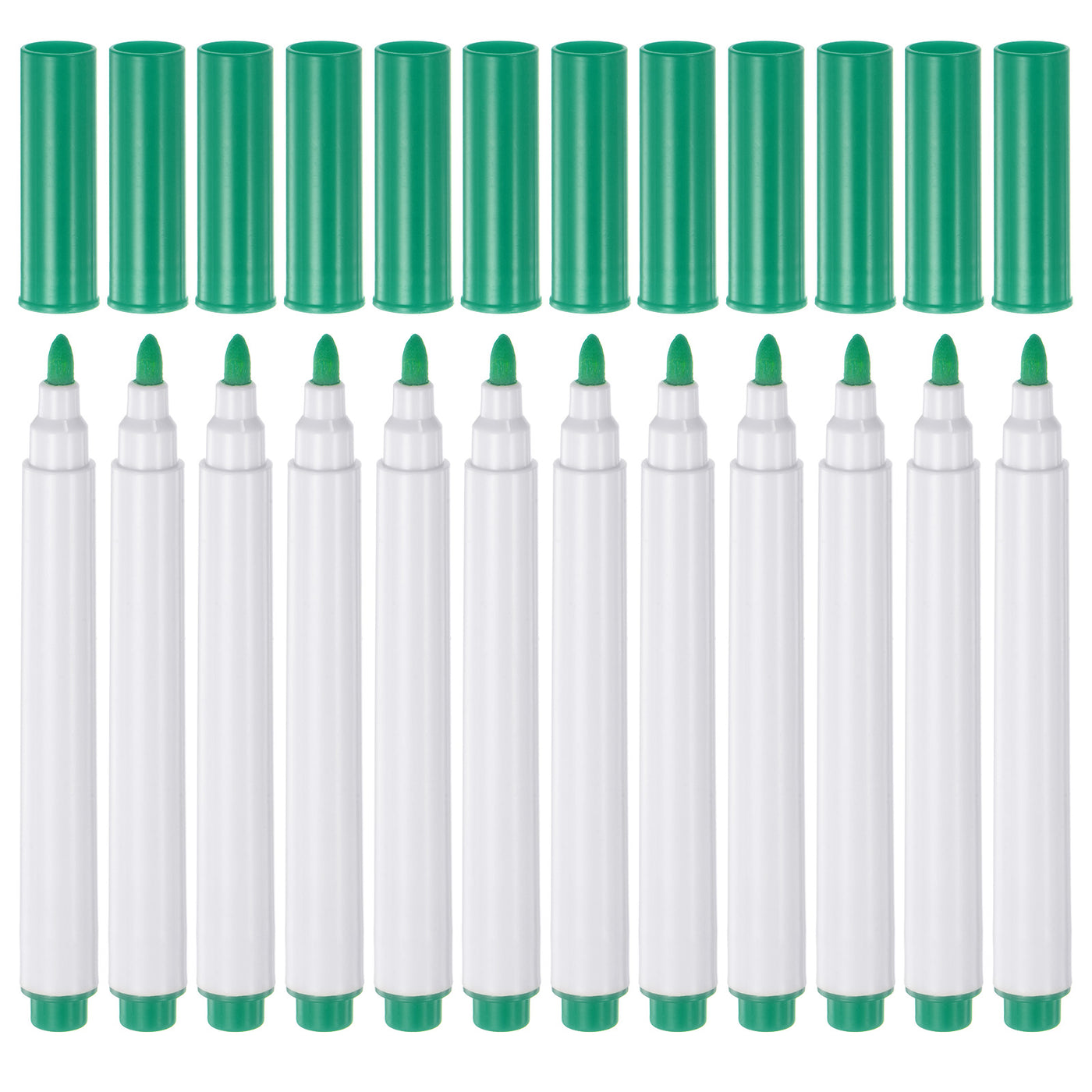 Harfington 12pcs Disappearing Ink Fabric Marker Pen Marking and Tracing Tools, Green