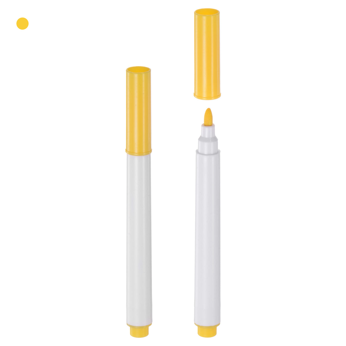 Harfington 12pcs Disappearing Ink Fabric Marker Pen Marking and Tracing Tools, Yellow