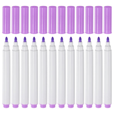 Harfington 12pcs Disappearing Ink Fabric Marker Pen Marking and Tracing Tools, Purple