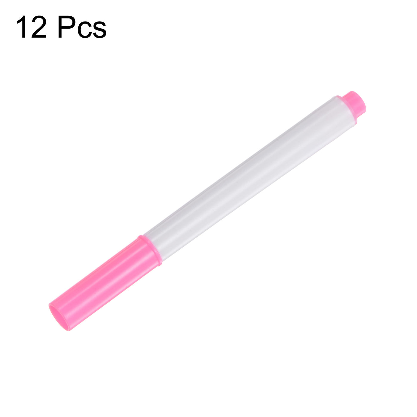 Harfington 12pcs Disappearing Ink Fabric Marker Pen Marking and Tracing Tools, Pink