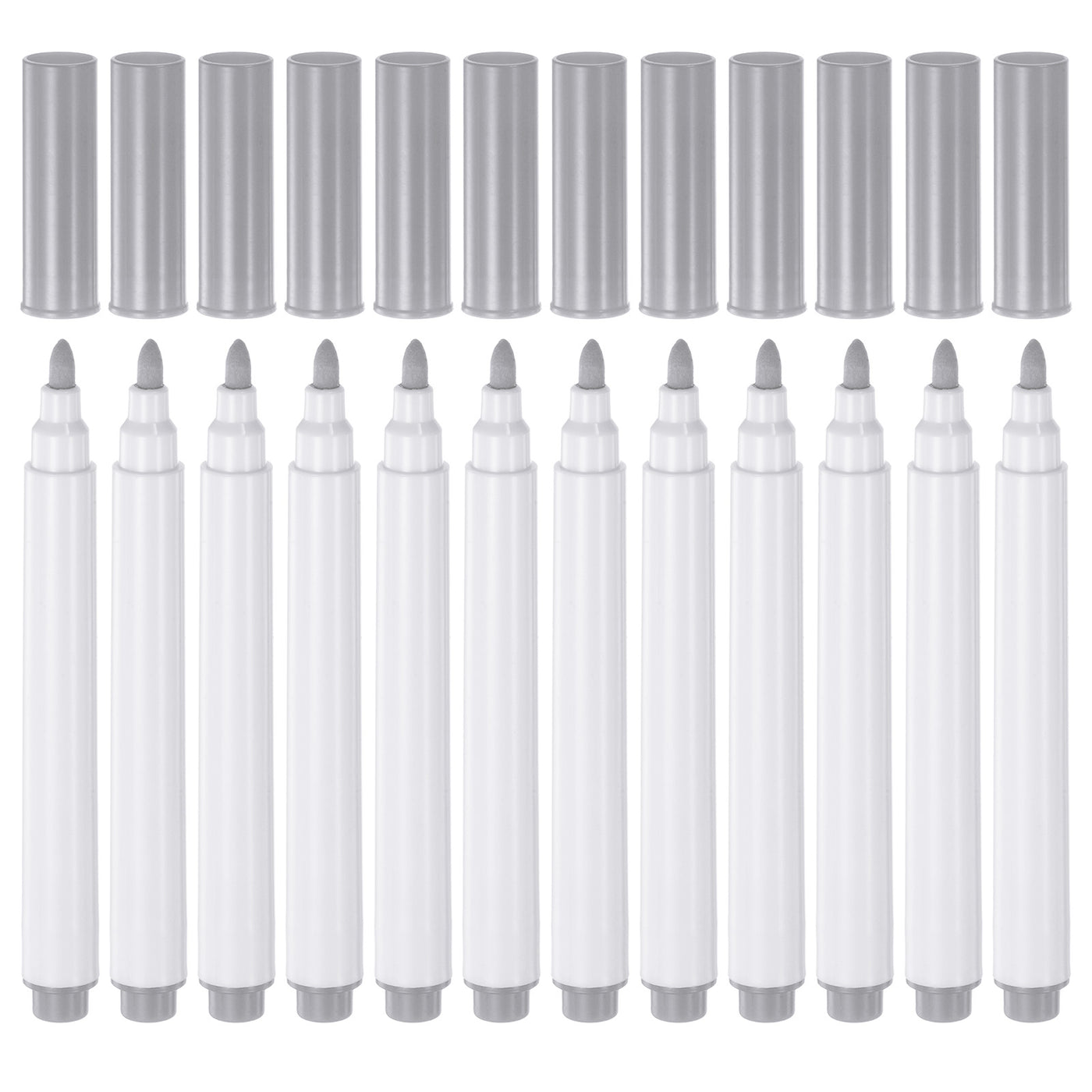 Harfington 12pcs Disappearing Ink Fabric Marker Pen Marking and Tracing Tools, Grey