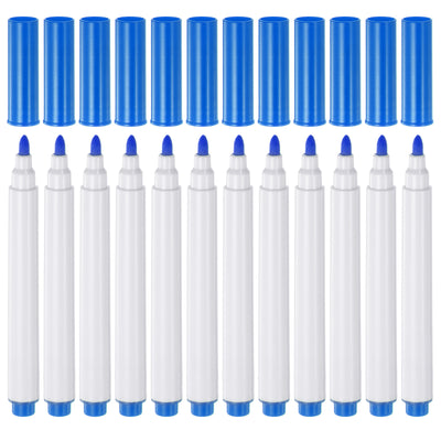 Harfington 12pcs Disappearing Ink Fabric Marker Pen Marking and Tracing Tools, Dark Blue