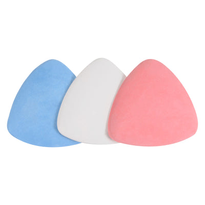 Harfington 10pcs Tailors Chalk, Triangle Sewing Chalk, Fabric Marker White Blue Red