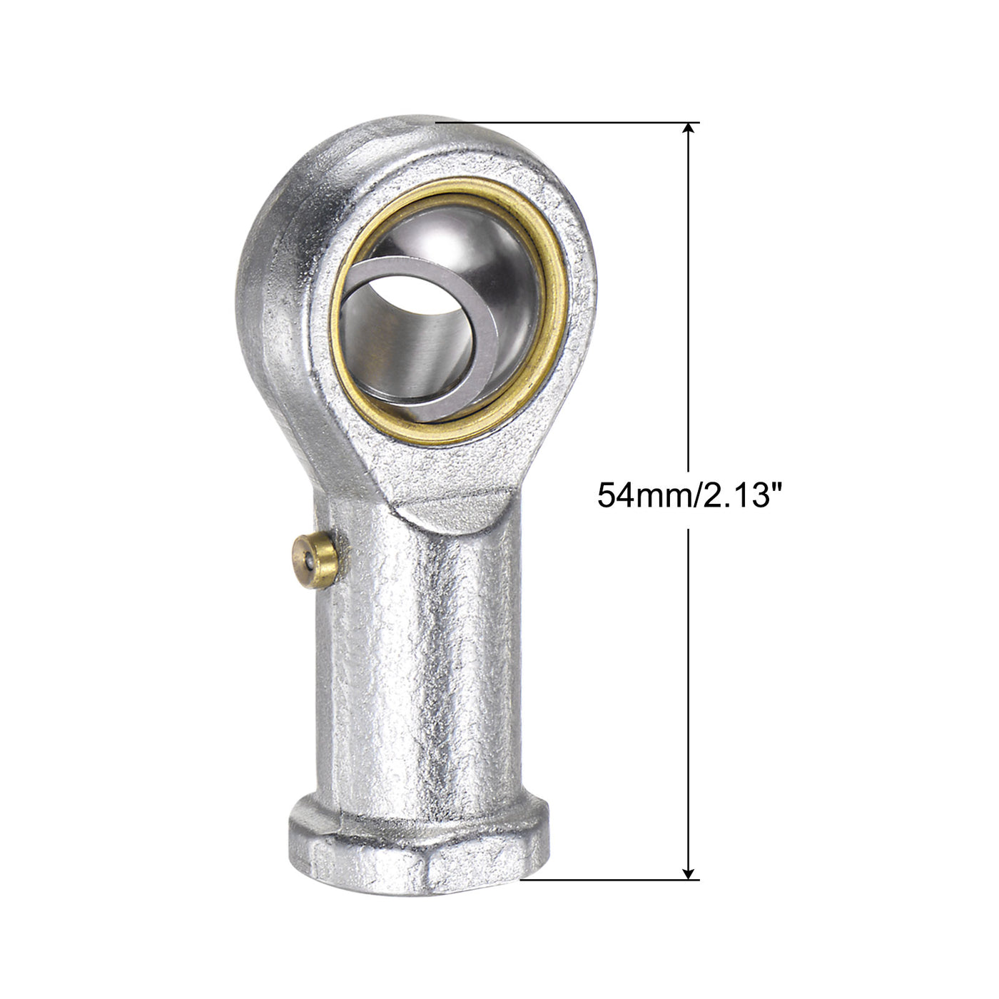 uxcell Uxcell PHSB6 Female Rod End 3/8" Bore and 3/8-24 Left Hand Thread,Includes Jam Nut