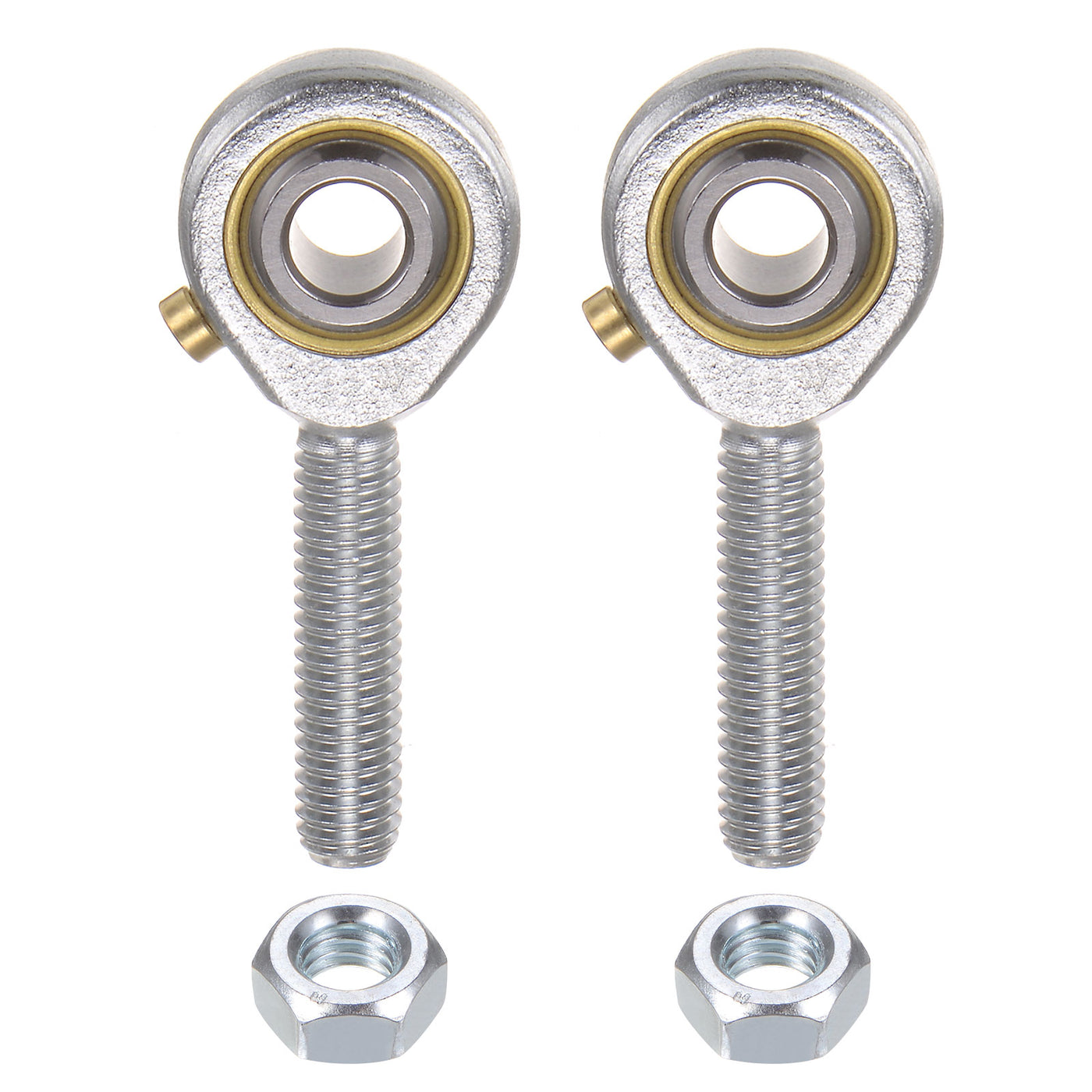 uxcell Uxcell 2pcs POS6 M6 Male Rod End Bearing M6x1 Right Hand Thread,Includes Jam Nut