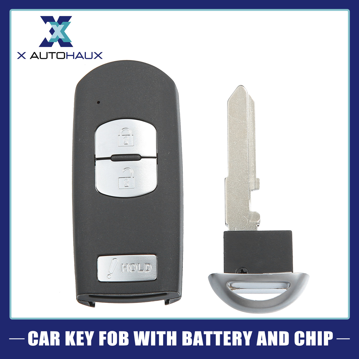 ACROPIX 315 MHz Key Fob Keyless Entry Remote Fit for Mazda CX-5 2018 for Mazda CX-9 2018-2019 for Mazda CX-3 2018-2019 WAZSKE13D02 - Pack of 1 Black