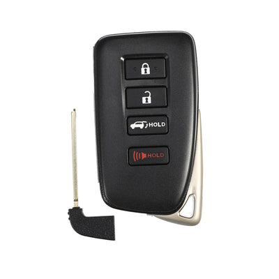 ACROPIX 314.3 MHz SUV Smart Key Fob Keyless Entry Remote Fit for Lexus RX450hL LX570 FSK System HYQ14FLB - Pack of 1 Black