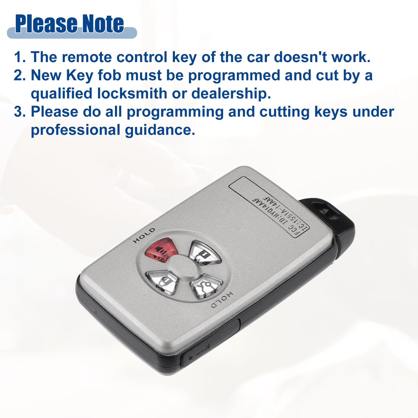 ACROPIX 314.3 MHz Key Fob Keyless Entry Remote Fit for Toyota Avalon 2005-2007 ASK System HYQ14AAF - Pack of 1 Black