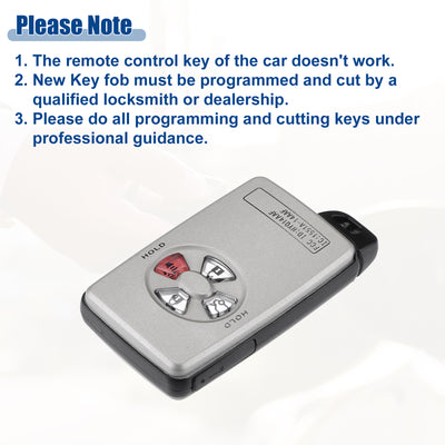 Harfington 314.3 MHz Key Fob Keyless Entry Remote Fit for Toyota Avalon 2005-2007 ASK System HYQ14AAF - Pack of 1 Black