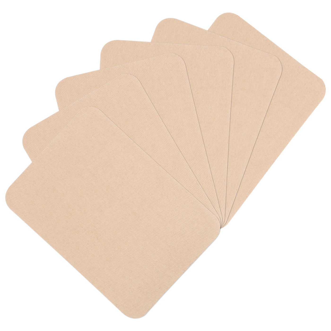 Harfington 6Pcs Iron on Patches for Clothing Repair 3"x4-1/4" Fabric Patch Cotton Beige