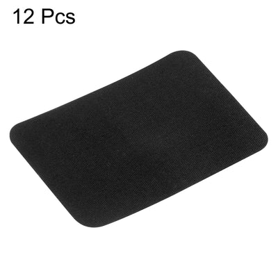 Harfington 12Pcs Iron on Patches for Clothing Repair 3"x4-1/4" Fabric Patch Cotton Black