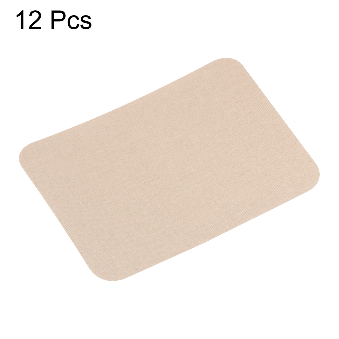 Harfington 12Pcs Iron on Patches for Clothing Repair 3"x4-1/4" Fabric Patch Cotton Cream