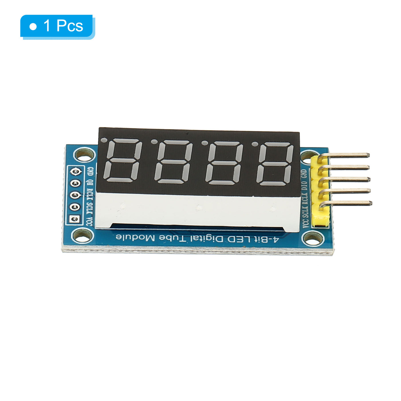 Harfington 0.36" 4 Digit LED Display Module, 3.5-5V 7 Segment Common Anode LED Display Digital Tube for Electronic Driver Board 1.6 x 0.9 x 0.4 Inch, Red