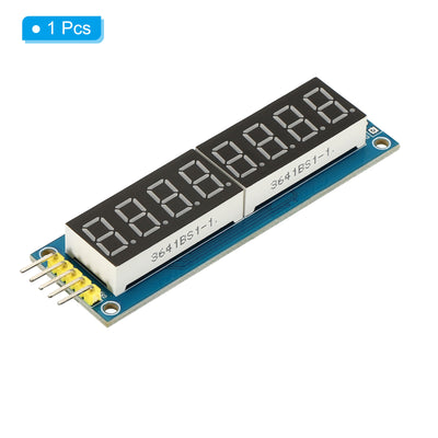 Harfington 0.36" 8 Digit LED Display Module, 3.5-5V 7 Segment Common Anode LED Display Digital Tube for Electronic Driver Board 2.8 x 0.9 x 0.4 Inch, Red