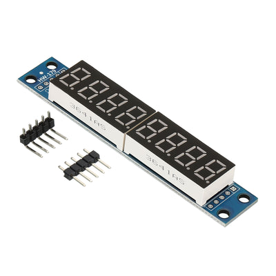 Harfington 0.36" 8 Digit LED Display Module, 3.5-5V 7 Segment Common Cathode LED Display Digital Tube for Electronic Driver Board 3.2 x 0.6 x 0.4 Inch, Red