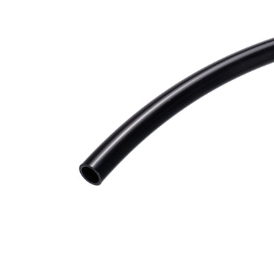 Harfington Uxcell Pneumatic Tubing, 12mm(0.47")OD x 9.5mm(0.37")ID x 5m(16.4ft) Air Brake Tube Nylon Air Line Water Hose Black