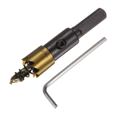 Harfington 14mm M35 HSS (High Speed Steel) Hole Saw Drill Bit for Stainless Steel Alloy
