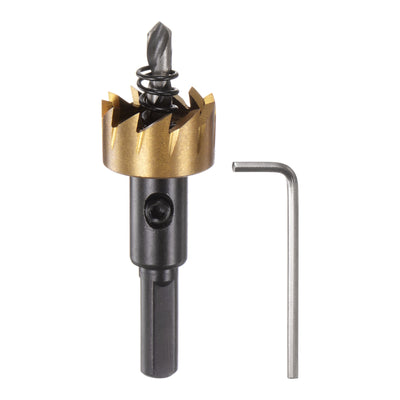 Harfington 22mm M35 HSS (High Speed Steel) Hole Saw Drill Bit for Stainless Steel Alloy