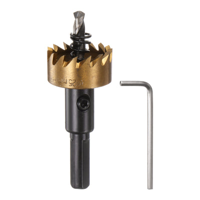 Harfington 25mm M35 HSS (High Speed Steel) Hole Saw Drill Bit for Stainless Steel Alloy