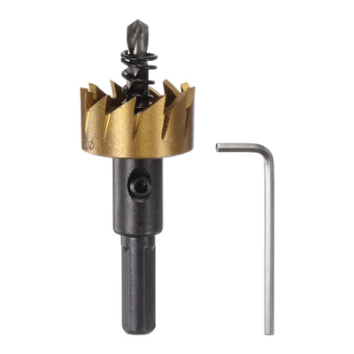 Harfington 25.5mm M35 HSS (High Speed Steel) Hole Saw Drill Bit for Stainless Steel Alloy