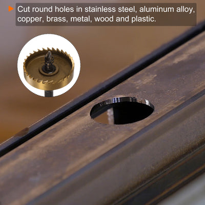 Harfington 50mm M35 HSS (High Speed Steel) Hole Saw Drill Bit for Stainless Steel Alloy