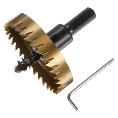 Harfington 60mm M35 HSS (High Speed Steel) Hole Saw Drill Bit for Stainless Steel Alloy