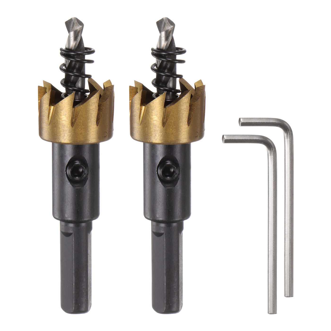 Harfington 2pcs 18mm M35 HSS (High Speed Steel) Hole Saws Drill Bits for Stainless Steel