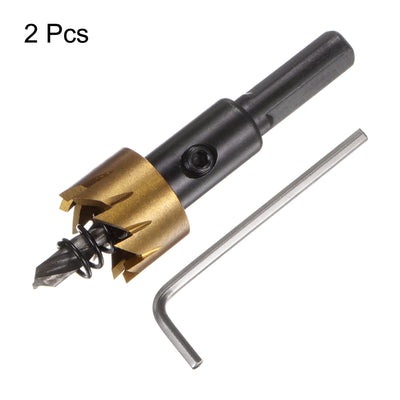 Harfington 2pcs 19mm M35 HSS (High Speed Steel) Hole Saws Drill Bits for Stainless Steel