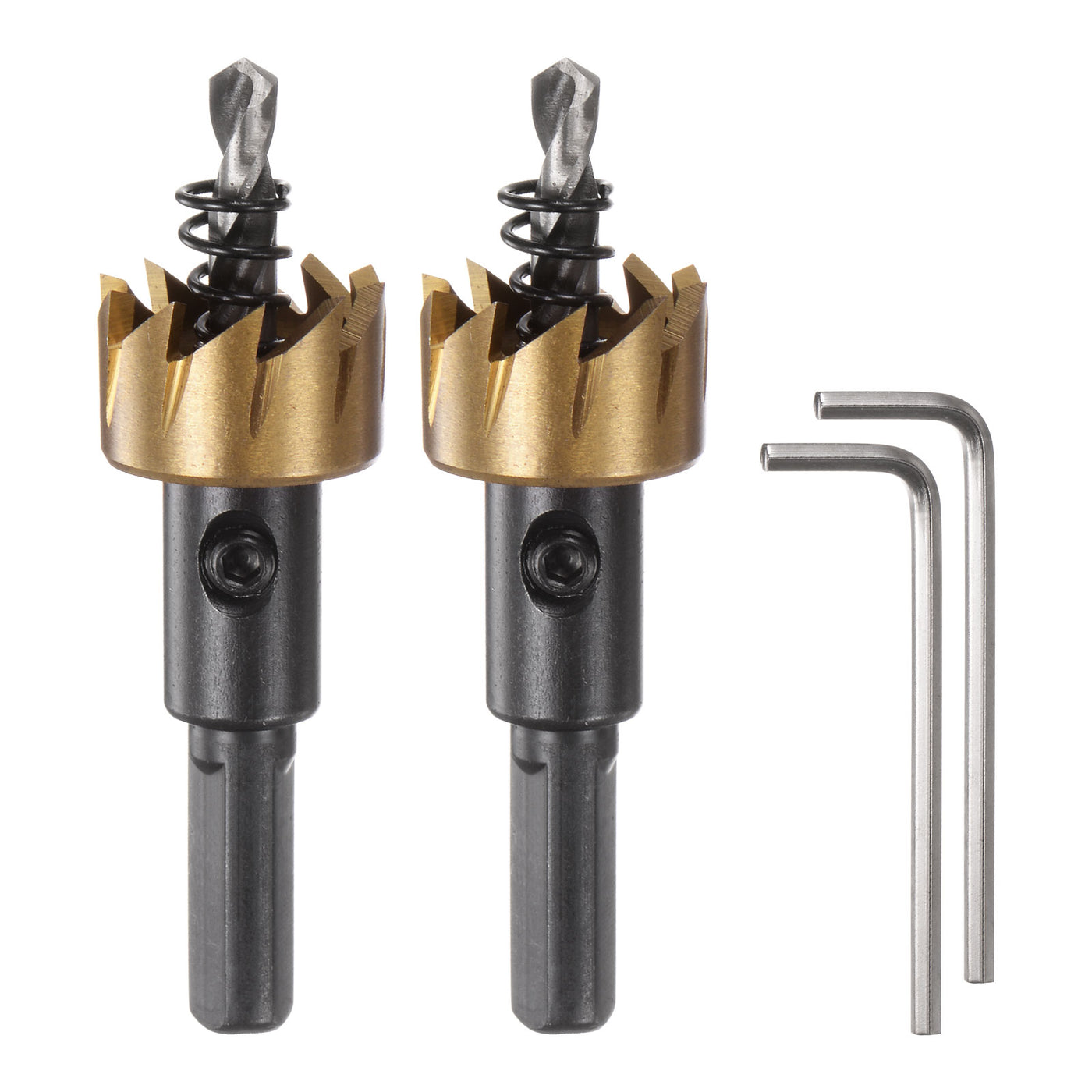 Harfington 2pcs 20.5mm M35 HSS (High Speed Steel) Hole Saws Drill Bits for Stainless Steel