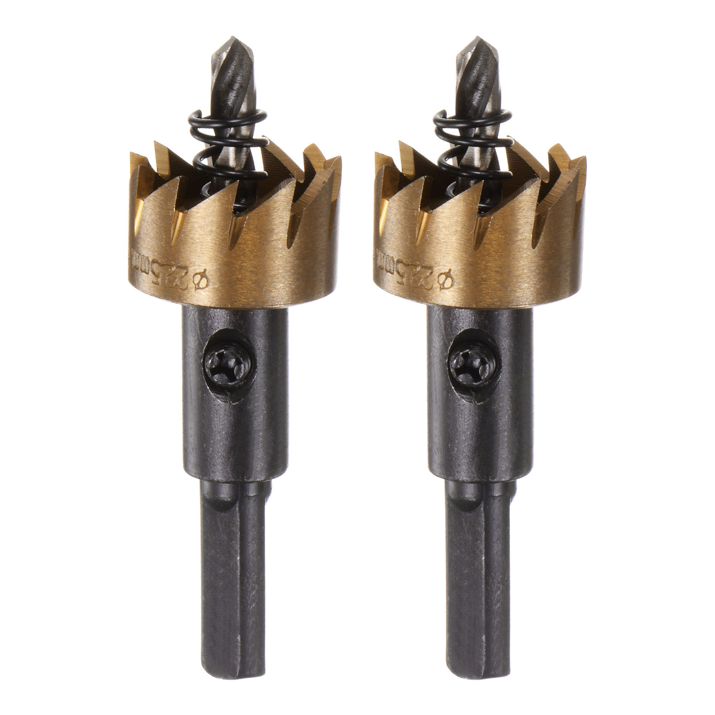 Harfington 2pcs 22.5mm M35 HSS (High Speed Steel) Hole Saws Drill Bits for Stainless Steel