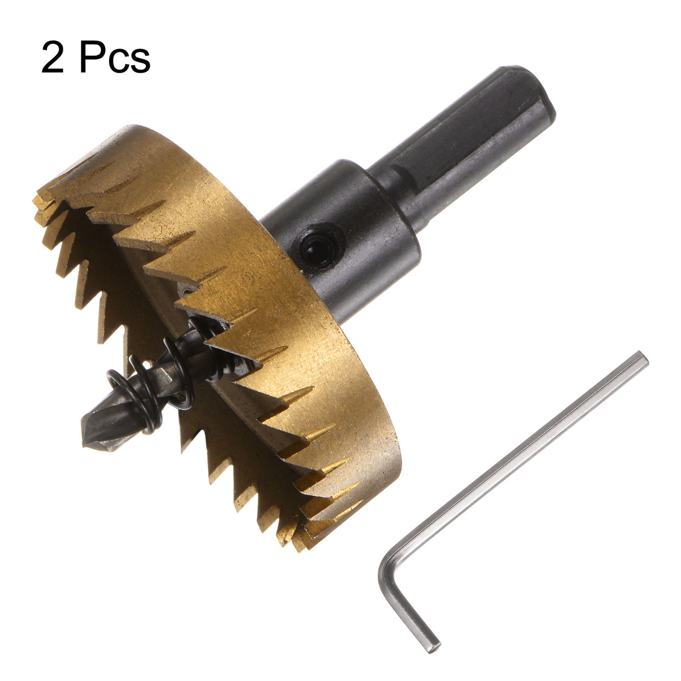 Harfington 2pcs 53mm M35 HSS (High Speed Steel) Hole Saws Drill Bits for Stainless Steel