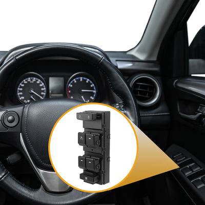 Harfington Power Window Main Switch No.93570-C1000 - Car - Driver Door Left Door Window Main Switch Control - for Hyundai Sonata 2015-2019 - Plastic Black - 1Pc