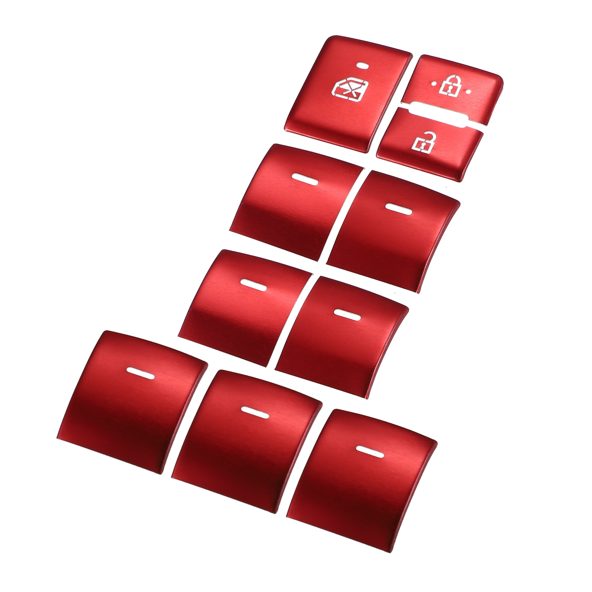 10 Pcs Car Driver and Passenger Window Switch Button Cover Trim ...