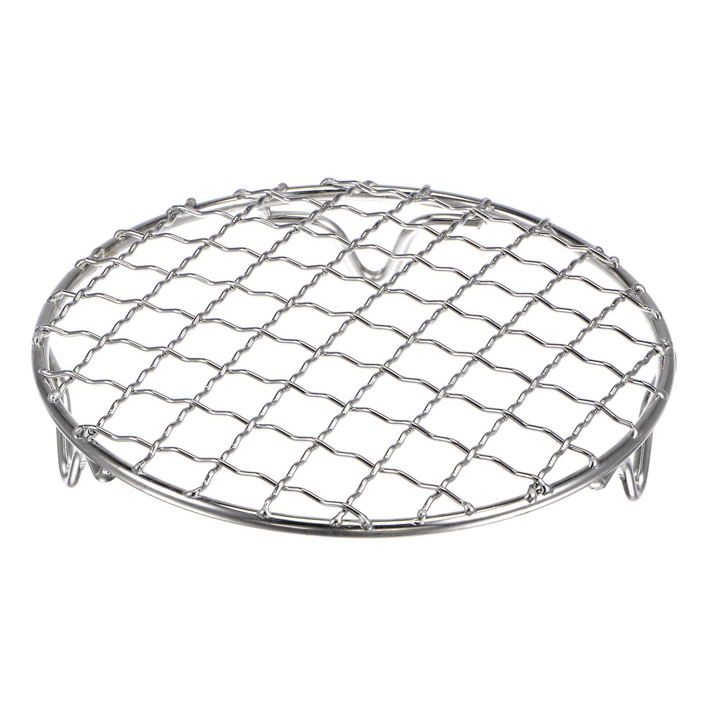 Harfington Round Cooking Rack 5" 201 Stainless Steel Barbecue Grill with 20mm Legs